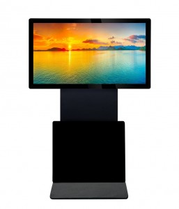 China Factory 43/49/55/65 Inch Rotating Monitor Kiosk Network Video Player Terminal Touch Screen Advertising Display Interactive LCD Digital Signage