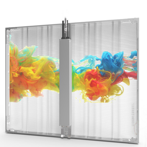  High Brightness 5000nits  P3.91- P7.81 Transparent glass TV Wall LED display