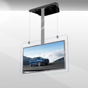 Double sided hanging OLED transparent display LCD window screen Advertising Player Digital Signage