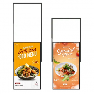 32 43 49 55 Inch High Brightness Shop Ceiling Hanging LCD Advertising player Digital Signage Window Facing Display