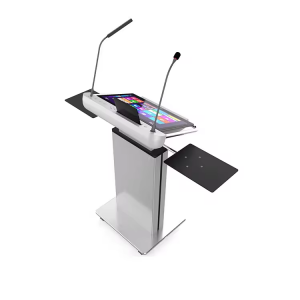 Interactive Digital Lectern smart Podium for Classroom Speech Pulpit Church Conference