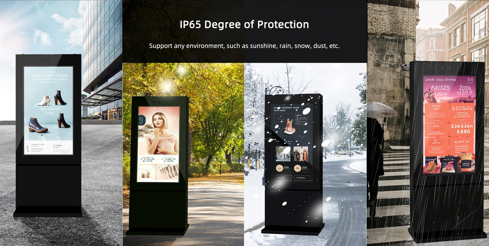 Exploring Contrasts: Indoor vs. Outdoor Digital Signage Displays