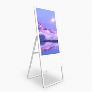 32 Inch Floor Stand portable digital poster LCD signage android kiosk smart advertising player screen board digital signage and displays