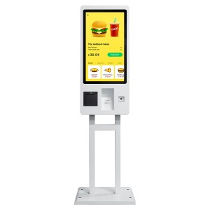 32 inch touch screen self service payment ordering kiosk for fast food McDonald’s/KFC/restaurant/supermarket