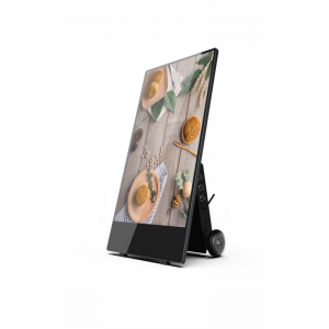 IP65 Waterproof 43 inch Outdoor Portable Movable Advertising Player