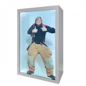 3D Holobox 21.5″ 32″ 43″ 49″ 55″ 65″ 75″ 86″ transparent lcd box showcase hologram display