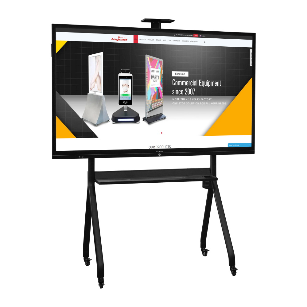 Wholesale China Display Touch Screen Factories Pricelist –  65/75/85/98 Inch 4K Android Windows Interactive Flat Panel Display for Business/Education – Layson