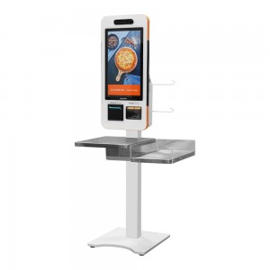 21.5 Inch Self Checkout Self Service ordering Kiosk Digital signage Machine LCD Display Android  Windows OS Touch Screen Interactive Bill Payment Terminal Kiosk