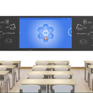 75 86 inch smart blackboard digital chalkboard interactive touch screen electric black price for online teaching