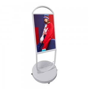 32 inch Movable Digital Signage Portable Advertising player