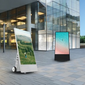 New Arrival 43 Inch Battery Powered Portable Outdoor Digital Signage and LCD  Display