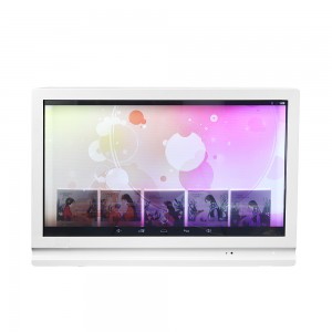 LCD transparent display box with lcd panel video advertising display cabinet touch screen showcase