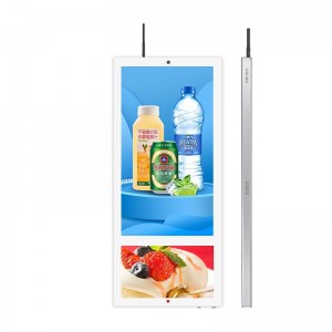 Wall Mounted Dual Elevator Display Full HD Resolution advertising LCD screen panel elevator digital signage