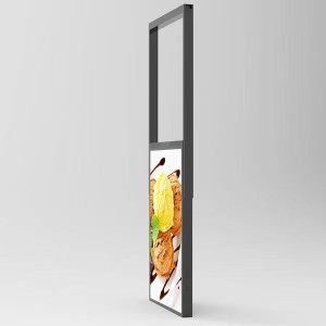 43 49 55 inch High brightness Double Sided Window facing display