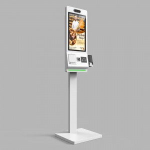 21.5,32 Inch Floor standing self service ordering kiosk self checkout payment Interactive touch screen kiosk