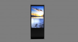 43 Inch LCD Touch Screen Advertising Display Monitor Kiosk, Touchscreen Information Kiosk